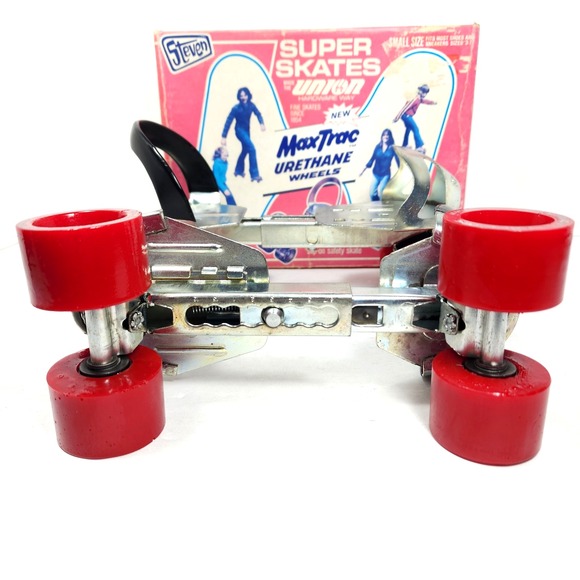 VTG Steven Super Skates Max Trac Urethane Wheels 1978 Roller Skates 1452 Sz Sm. - Picture 13 of 16